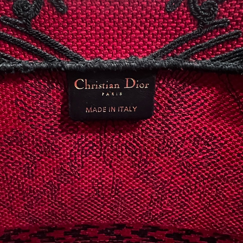 Dior Red and Black Book Tote - Picture 3 of 6